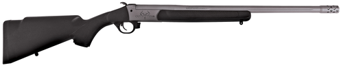 traditions outfitter g3 45-70 government, 22" barrel, black synthetic furniture, stainless cerakote, 1rd