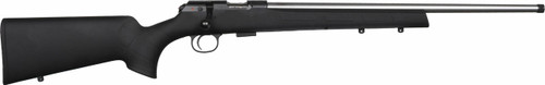 cz 457 22 lr, 20" threaded barrel, black synthetic, stainless steel barrel, 5rd