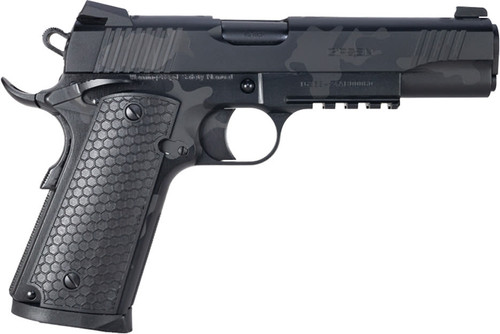 girsan 1911s untouchable 45 acp, 5" barrel, black camo, g10 grips, 8rd