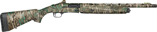 mossberg 940 pro turkey 12 ga, 3" chamber 18.5" barrel, mossy oak greenleaf camo, includes holosun red dot, 4rd