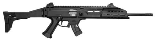 cz scorpion evo 3 s1 22 lr, 16" threaded barrel, black, folding stock, 10rd
