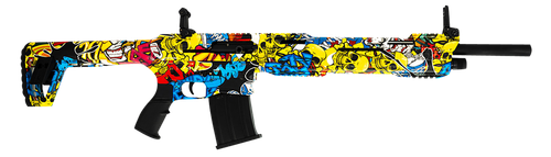 sds tar 12 ga, 3" chamber, 18.50" barrel, urban camo, flip-up sights, 3 chokes, 5rd