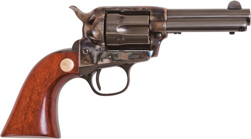 cimarron model p jr 38 special, 3.5" barrel, case hardened rec, walnut grip, 6rd