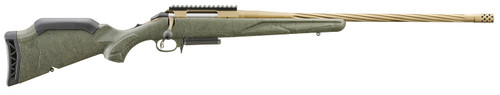 ruger american predator gen 2 6.5 grendel, 22" threaded bronze barrel, green splatter, 10rd