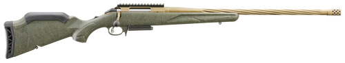 ruger american predator gen 2 7mm prc, 22" threaded bronze barrel, green splatter, 3rd