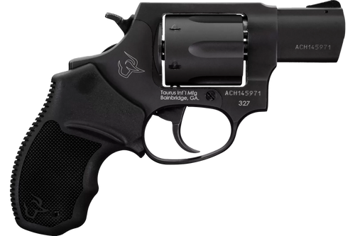 taurus 327 327 federal mag, 2" barrel, black, walnut grip, 6rd