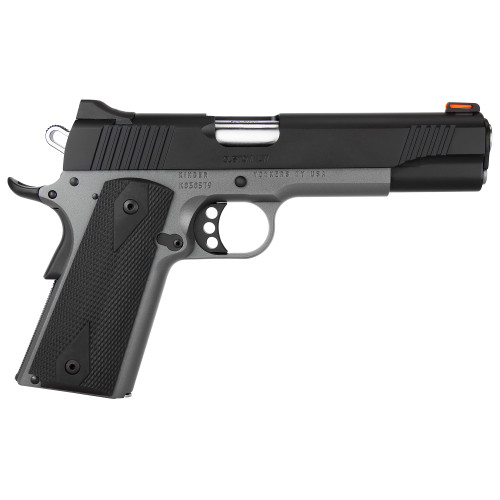 kimber custom lw shadow ghost 1911 45 acp, 5" barrel, black/gray, rubber grip, 8rd